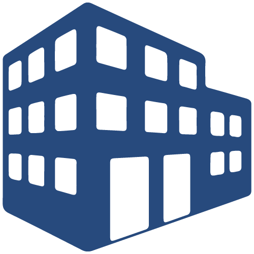 Graphic of a three storey building 