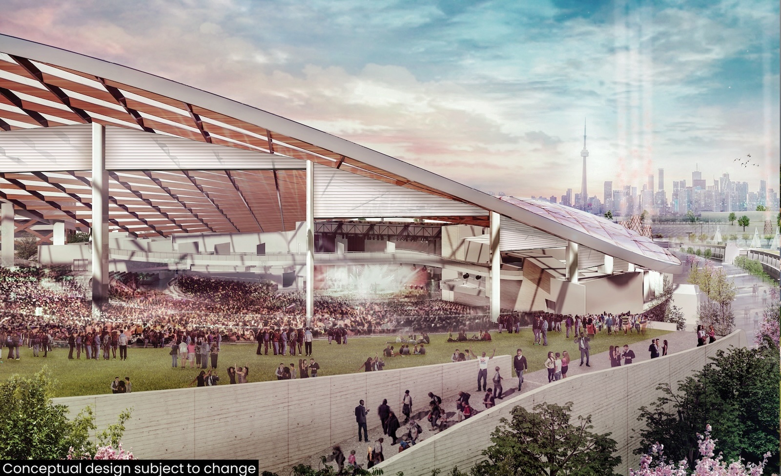 Live Nation conceptual design (subject to change).